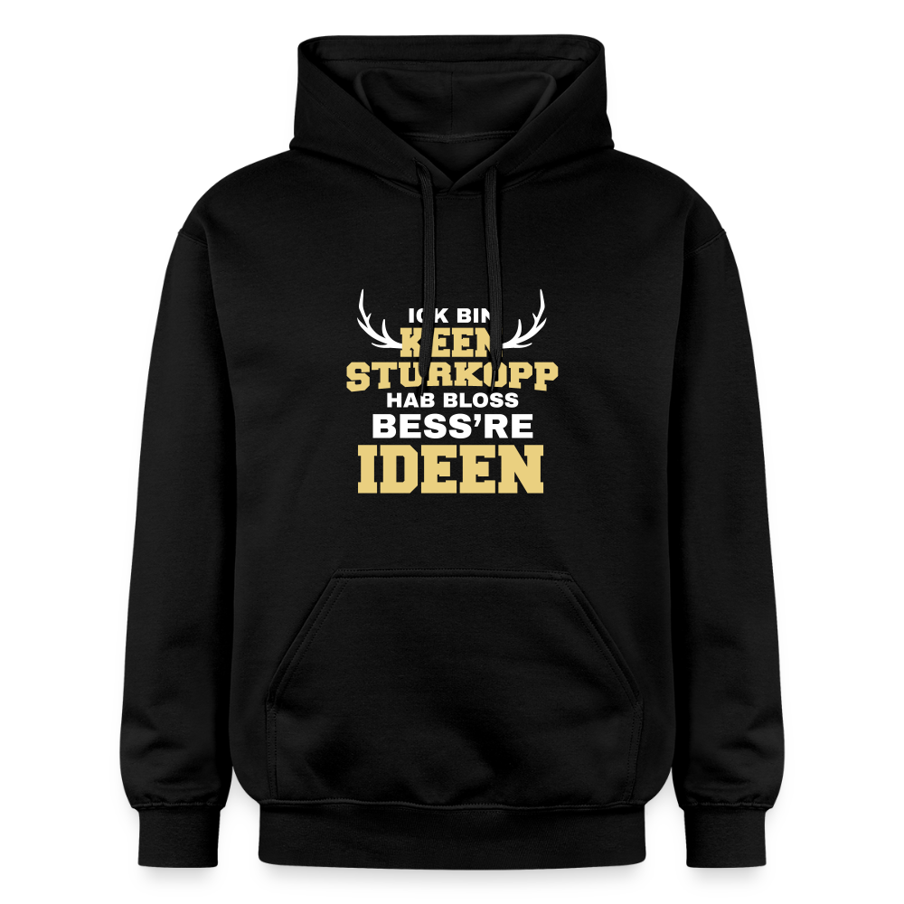 Ick bin keen Sturkopp - Hoodie - Schwarz