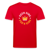 Keen Ding für'n King - Unisex Bio T-Shirt - Rot