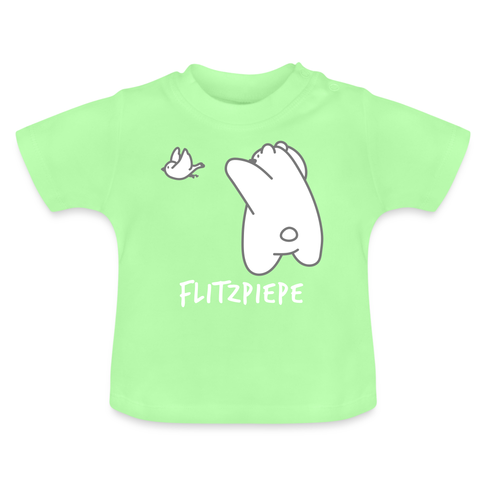 Flitzpiepe - Baby T-Shirt - Mintgrün