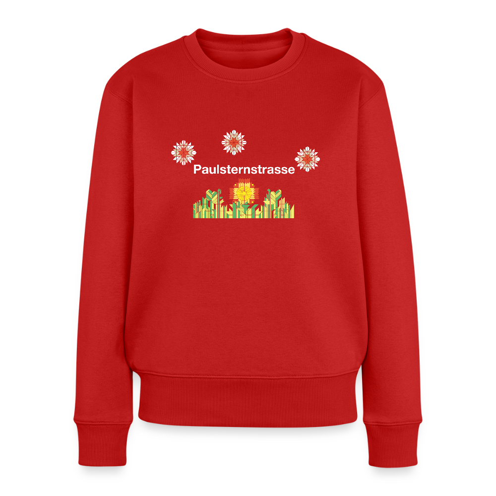 Paulsternstrasse - Frauen Premium Pullover - Rot