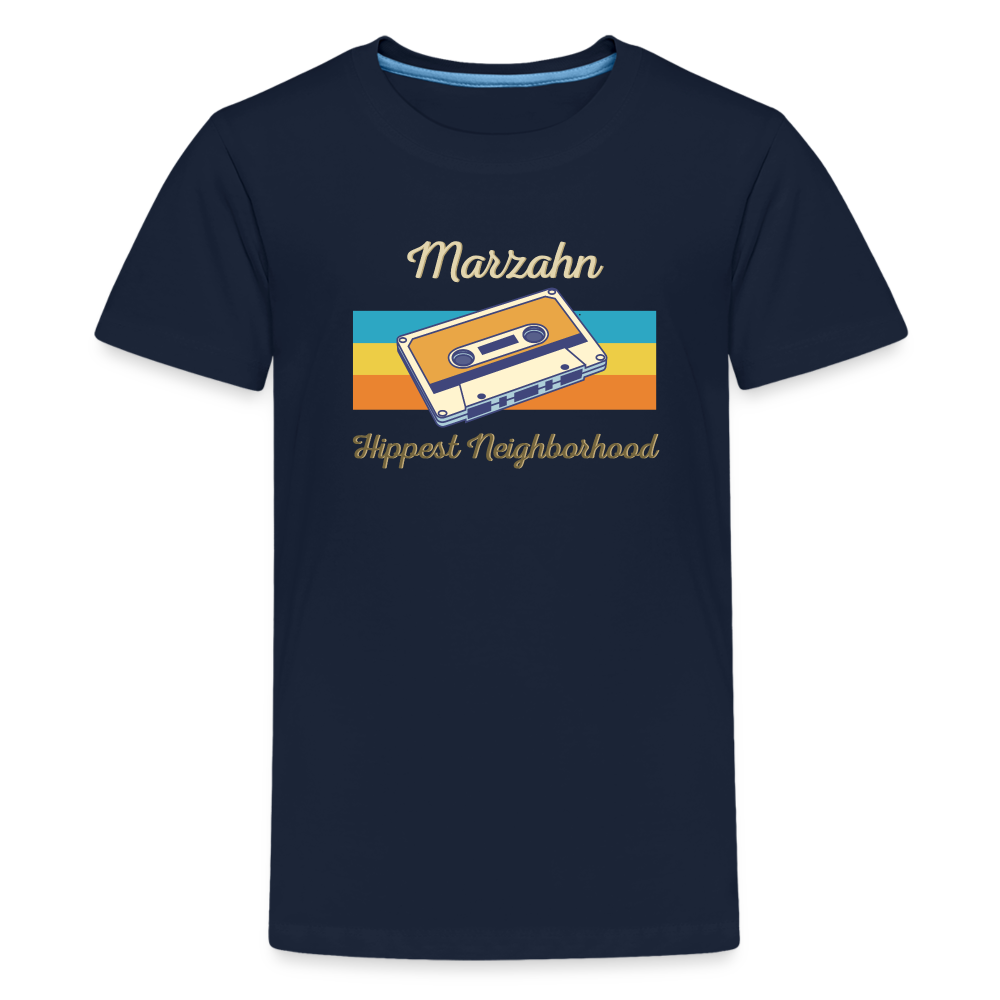 Marzahn Hippest Neighborhood - Teenager Premium T-Shirt - Navy