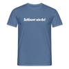 Schlauer wie du! - Männer Premium T-Shirt - Taubenblau