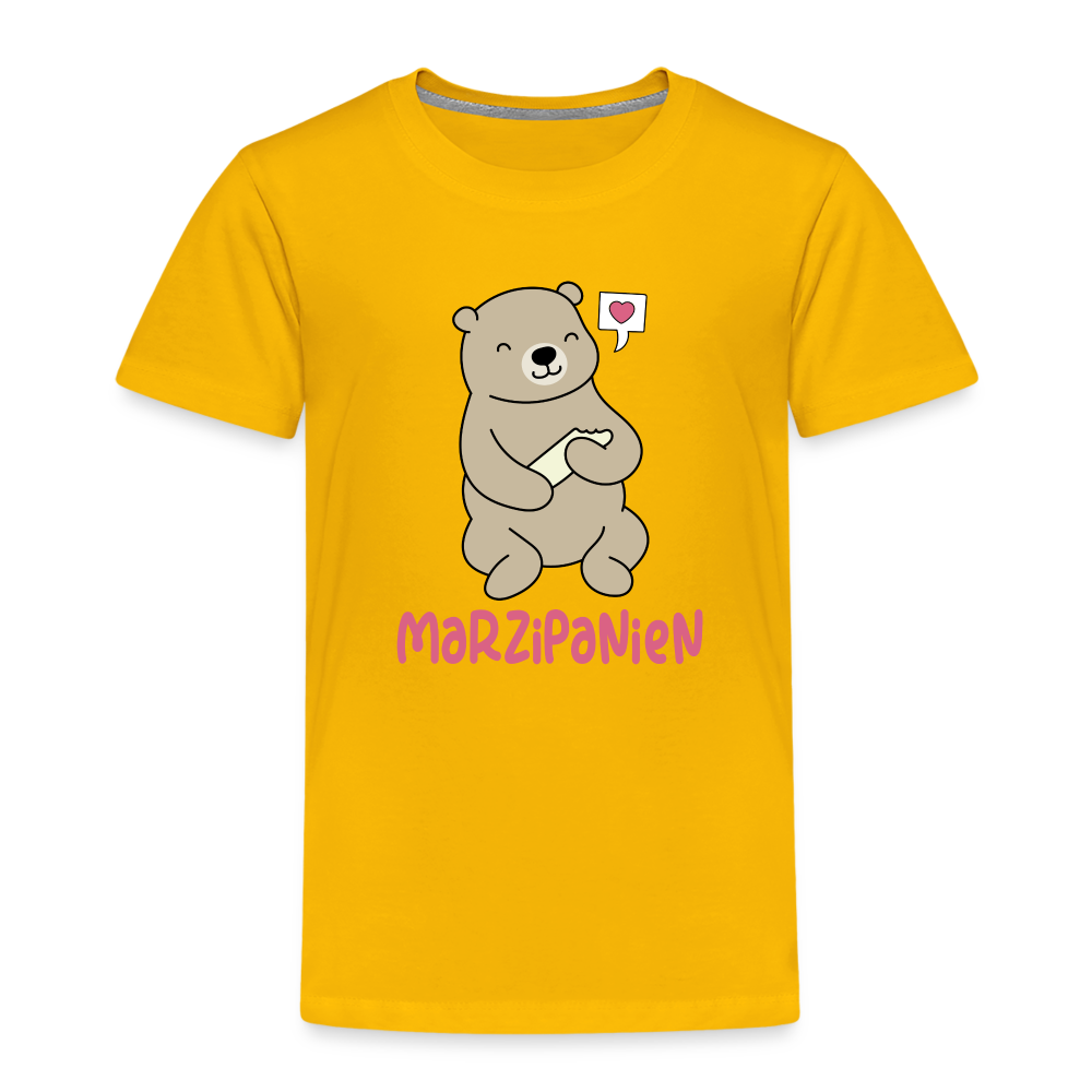 Marzipanien - Kinder Premium T-Shirt - Sonnengelb