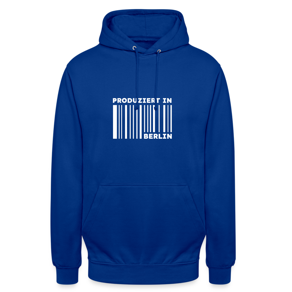 PRODUZIERT IN BERLIN - Unisex Hoodie - Royalblau