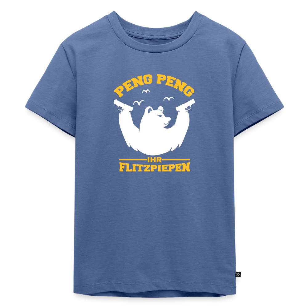 Peng Peng - Kinder Premium T-Shirt - Taubenblau