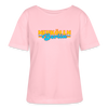 Neukölln Berlin Retro - Relaxed Rundhals Frauen Bio-T-Shirt - Hellrosa