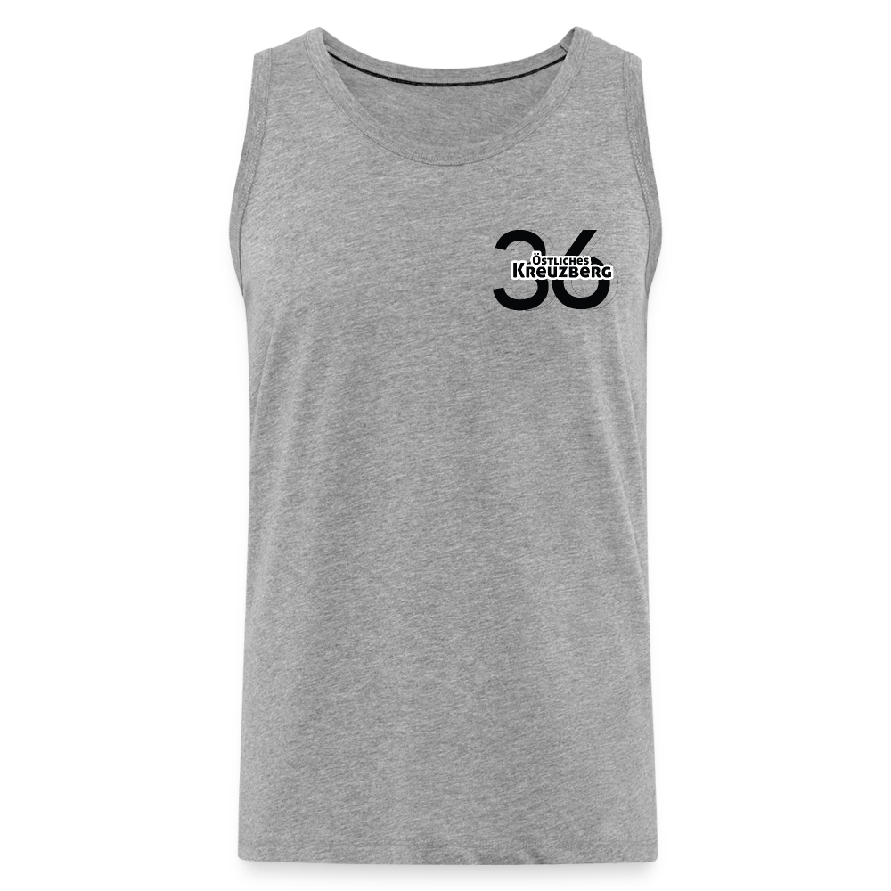 Östliches kreuzberg - Männer Premium Tank Top - Grau meliert