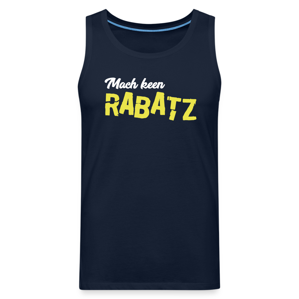 Mach keen Rabatz - Männer Premium Tank Top - Navy