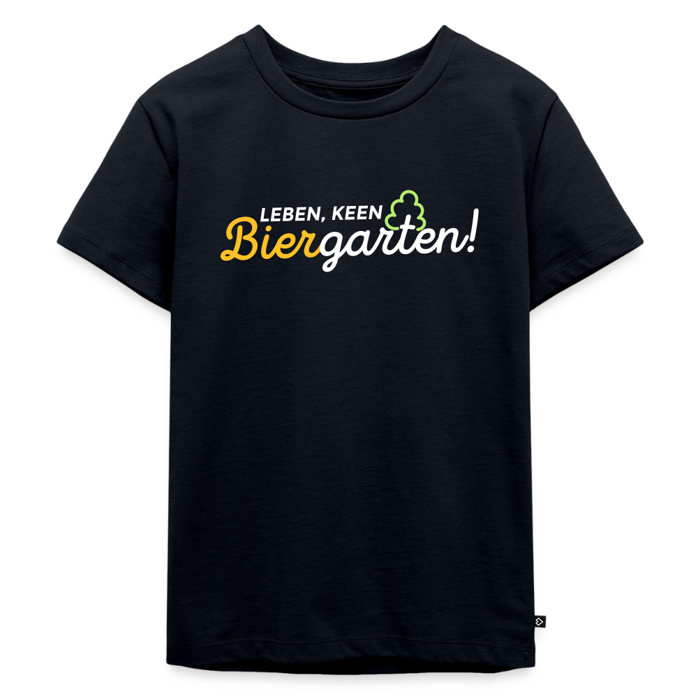 Leben, keen Biergarten! - Kinder Premium T-Shirt - Navy