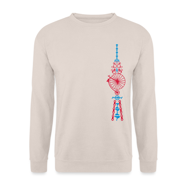 Fernsehturm der Fahrräder - Unisex Pullover - Sand