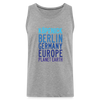 Köpenick Planet Earth - Männer Premium Tank Top - Grau meliert