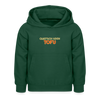 Quatsch keen Tofu! - Kinder Hoodie - Flaschengrün