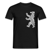 Berliner Bär im Netz - weiß - Männer Premium T-Shirt - Schwarz
