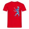 Berliner Bär Geometrie - Männer Premium T-Shirt - Rot