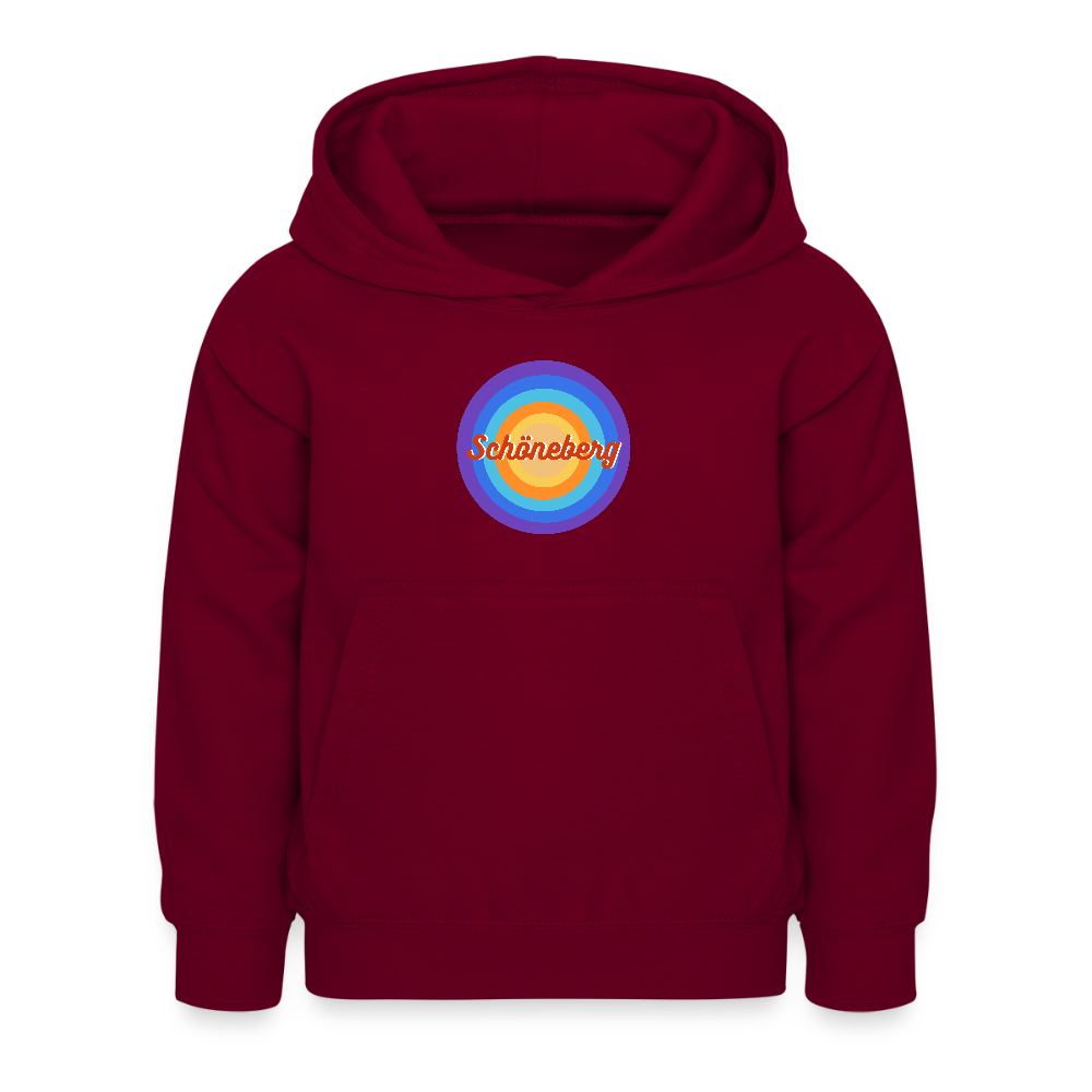 Schöneberg retro - Kinder Hoodie - Bordeaux