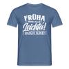 Früha war allet leichta! Ooch icke! - Männer Premium T-Shirt - Taubenblau