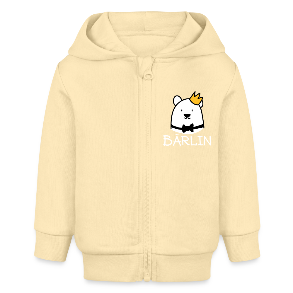 Bärlin - Baby Bio Zip Hoodie - Creme