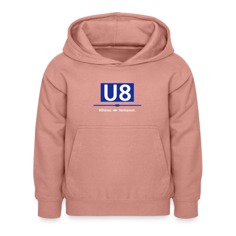 U8 - Kinder Hoodie - Altrosa