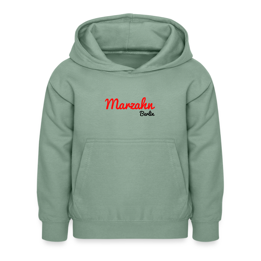 Marzahn Berlin - Kinder Hoodie - Graugrün
