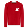 Schnauze Bär - Kinder Langarmshirt - Rot