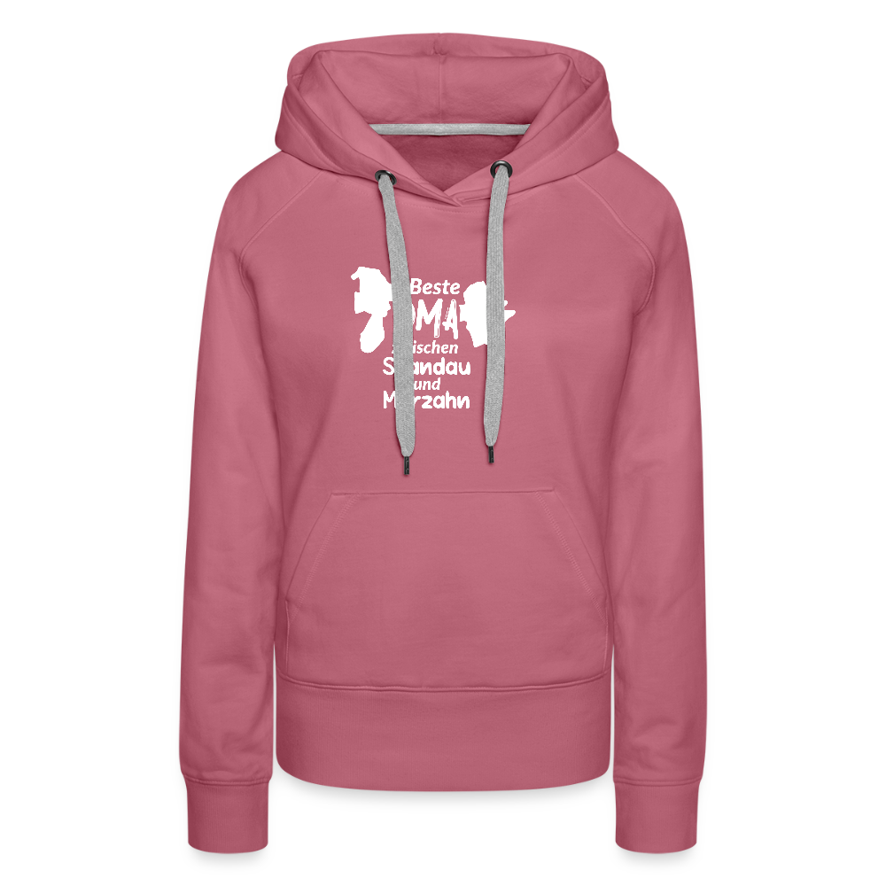 Beste Oma - Frauen Premium Hoodie - Malve