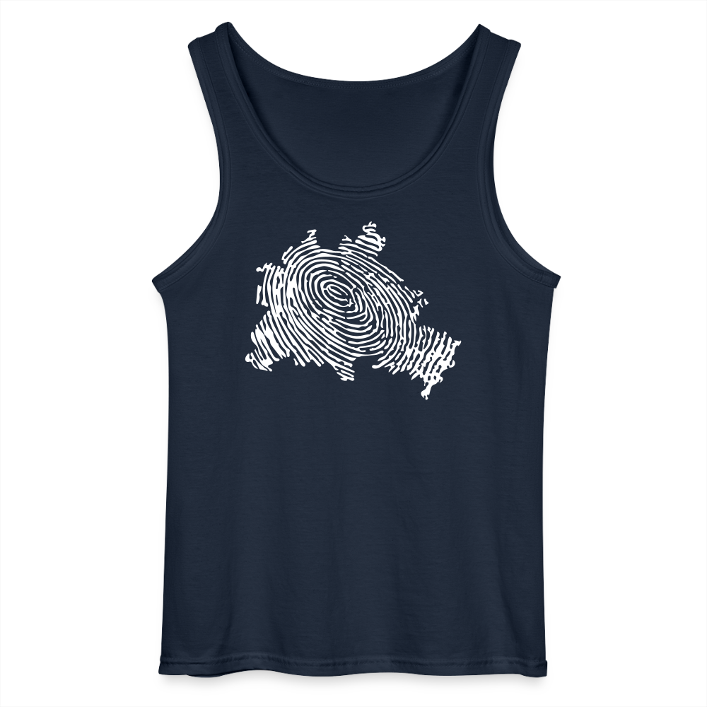Berliner Finger - Männer Tank Top - Navy