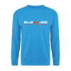 Bin uff Bier-Diät! (schon 3 Tage valorn) - Unisex Pullover - Meeresblau