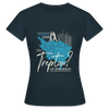 Trinidad oder Treptow - Frauen Premium T-Shirt - Navy