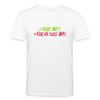 Haste allet? Klar, ick hass' allet! - Unisex Bio T-Shirt - Weiß