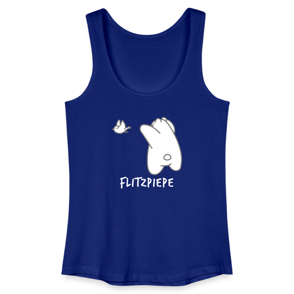 Flitzpiepe - Frauen Bio Tank Top - Königsblau