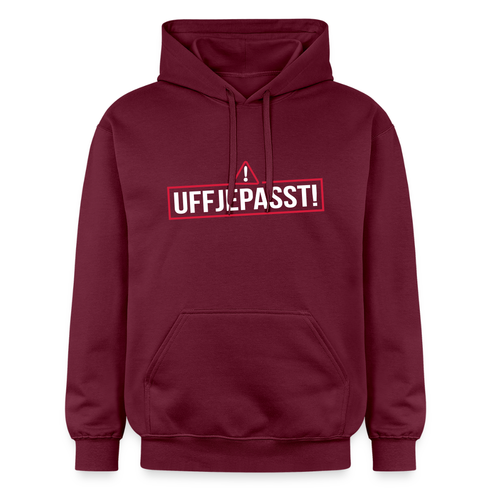 Uffjepasst! - Hoodie - Maroon