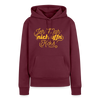 Jeh mah nich uffn Keks gelb - Frauen Premium Hoodie - Burgunderrot