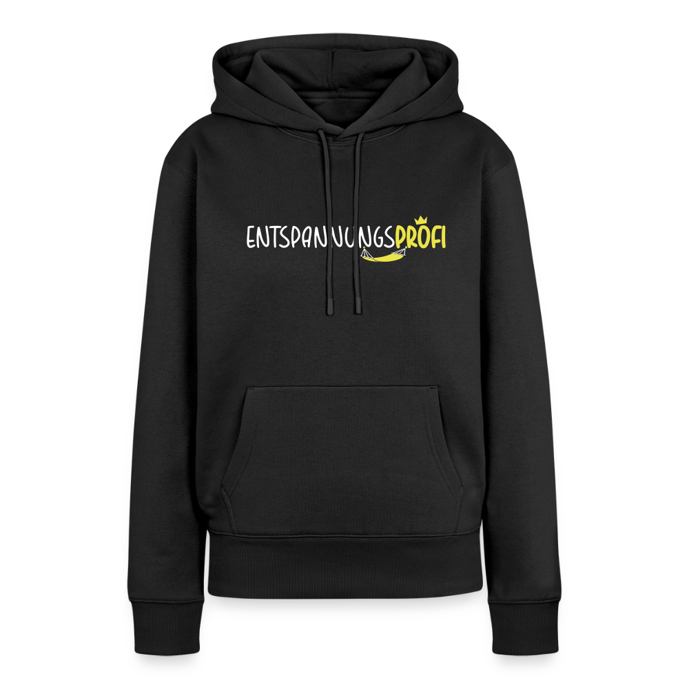 Entspannungsprofi - Frauen Premium Hoodie - Schwarz