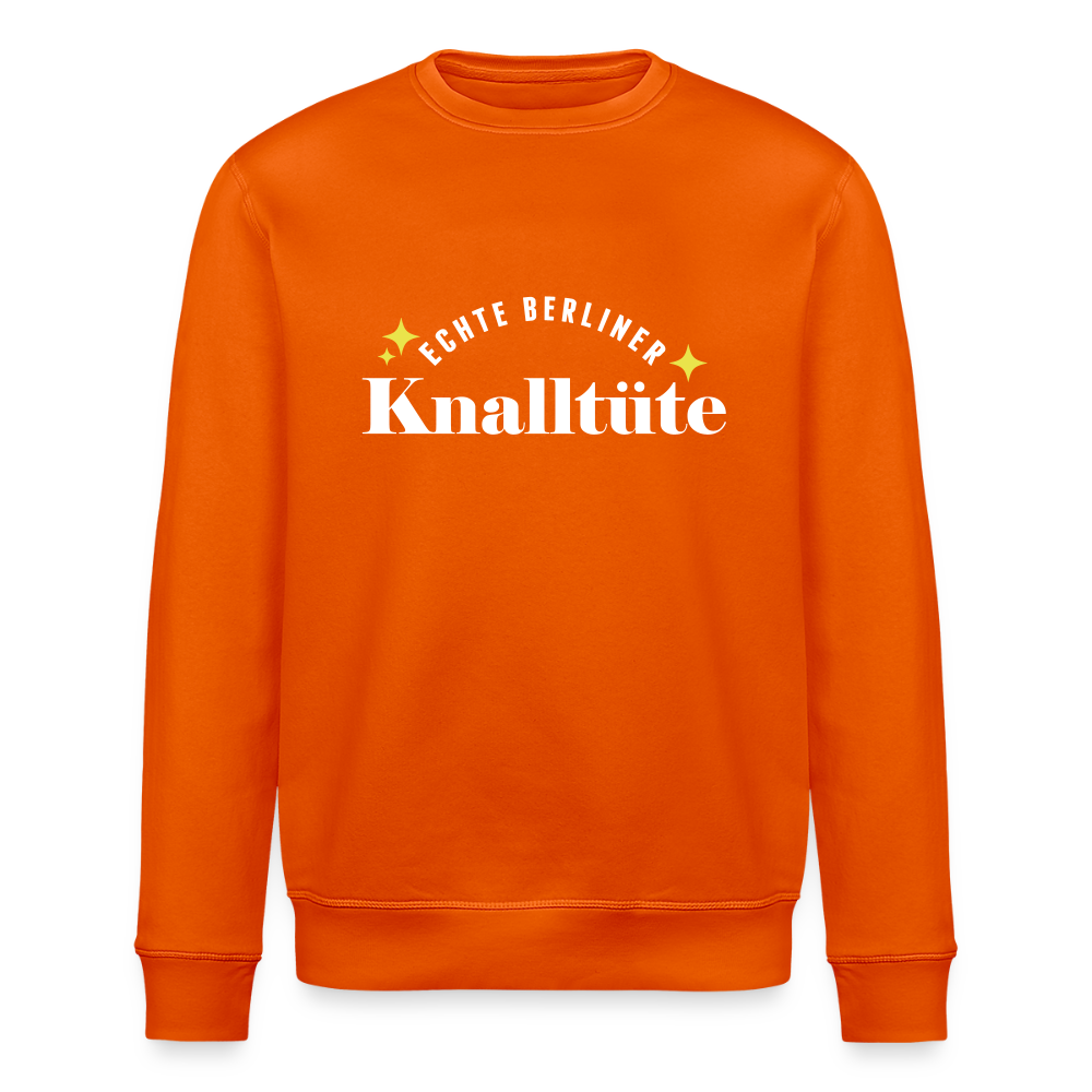 Knalltüte - Unisex Bio Sweatshirt - Tieforange