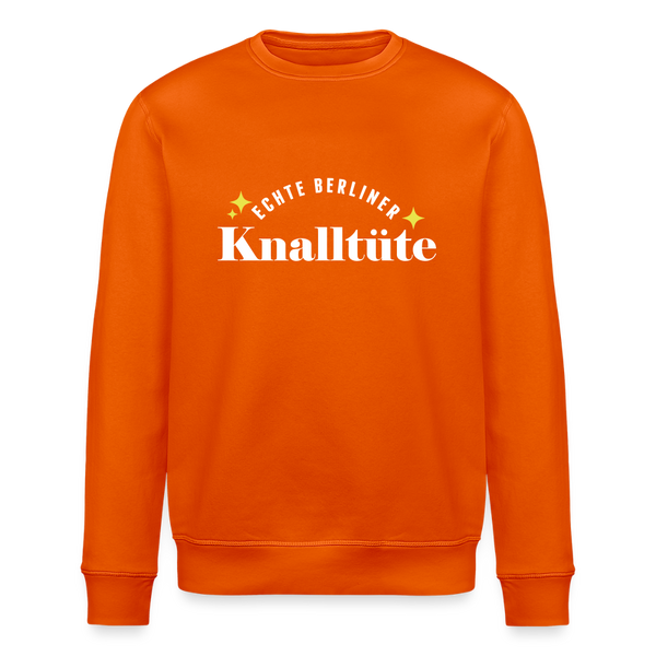 Knalltüte - Unisex Bio Sweatshirt - Tieforange