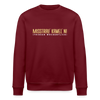 Misstrau' Kamel'n! (trinken wöchentlich) - Unisex Bio Sweatshirt - Burgunderrot