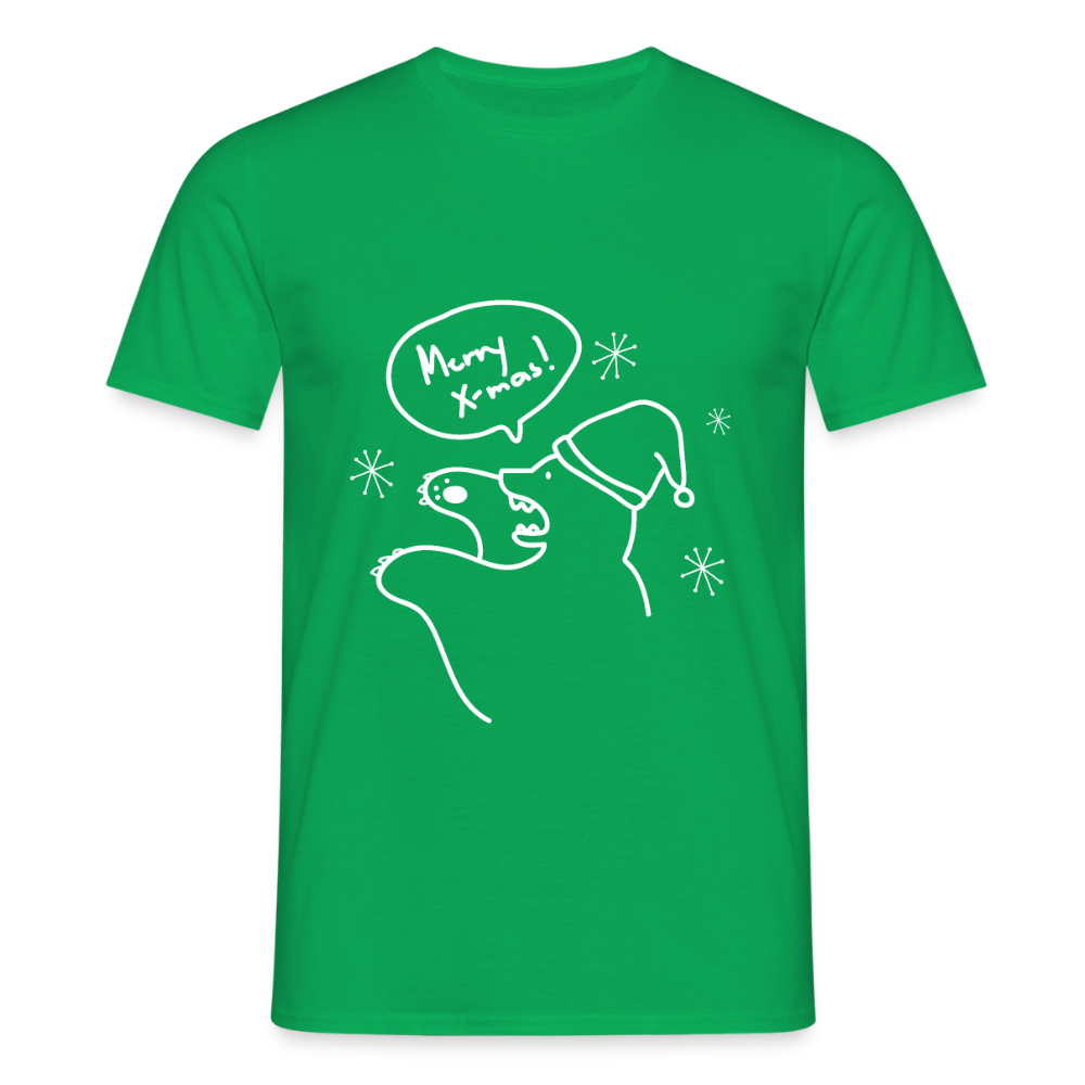 Merry X-mas, grrrr - Männer Premium T-Shirt - Kelly Green