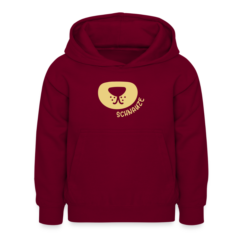 Schnauze - Kinder Hoodie - Bordeaux