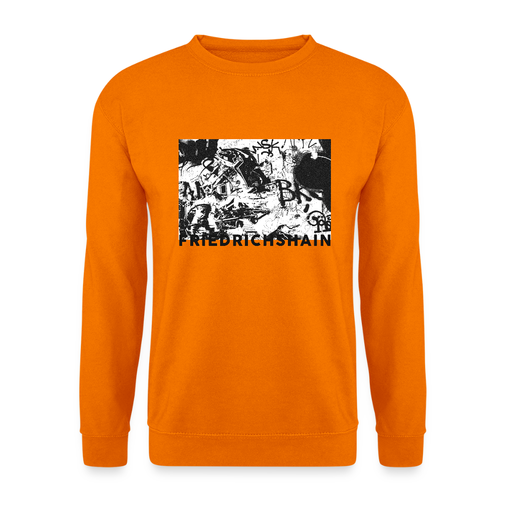 Friedrichshain Graffiti - Unisex Pullover - Orange