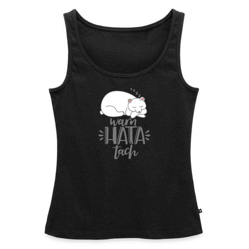 Warn hata Tach - Frauen Bio Tank Top - Schwarz