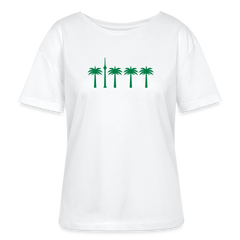 Berlin unter Palmen - Relaxed Rundhals Frauen Bio-T-Shirt