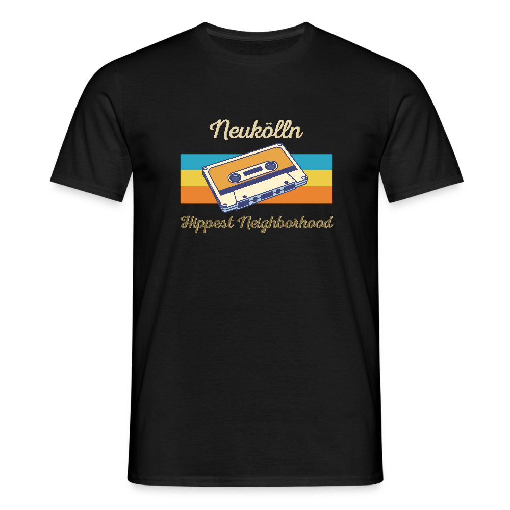 Hippes Neukölln - Männer Premium T-Shirt - Schwarz