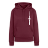 Fernsehturm Zick zack - Frauen Premium Hoodie - Burgunderrot