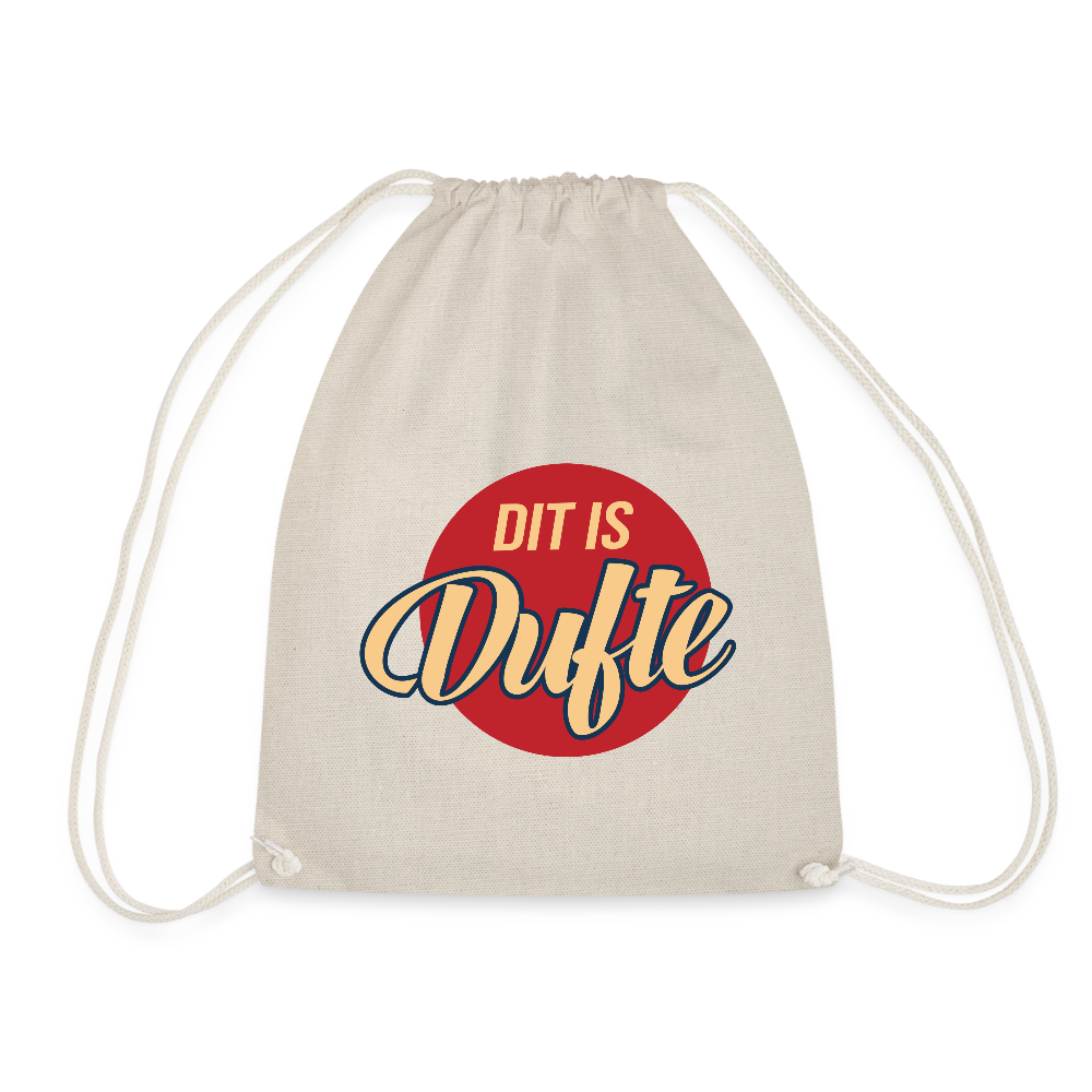 Dit Is Dufte - Turnbeutel - Natur