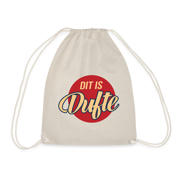 Dit Is Dufte - Turnbeutel - Natur