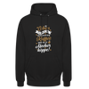 Dit Leben is zu kurz für schlechten Kaffee und olle Meckerköppe! - Unisex Hoodie - Schwarz