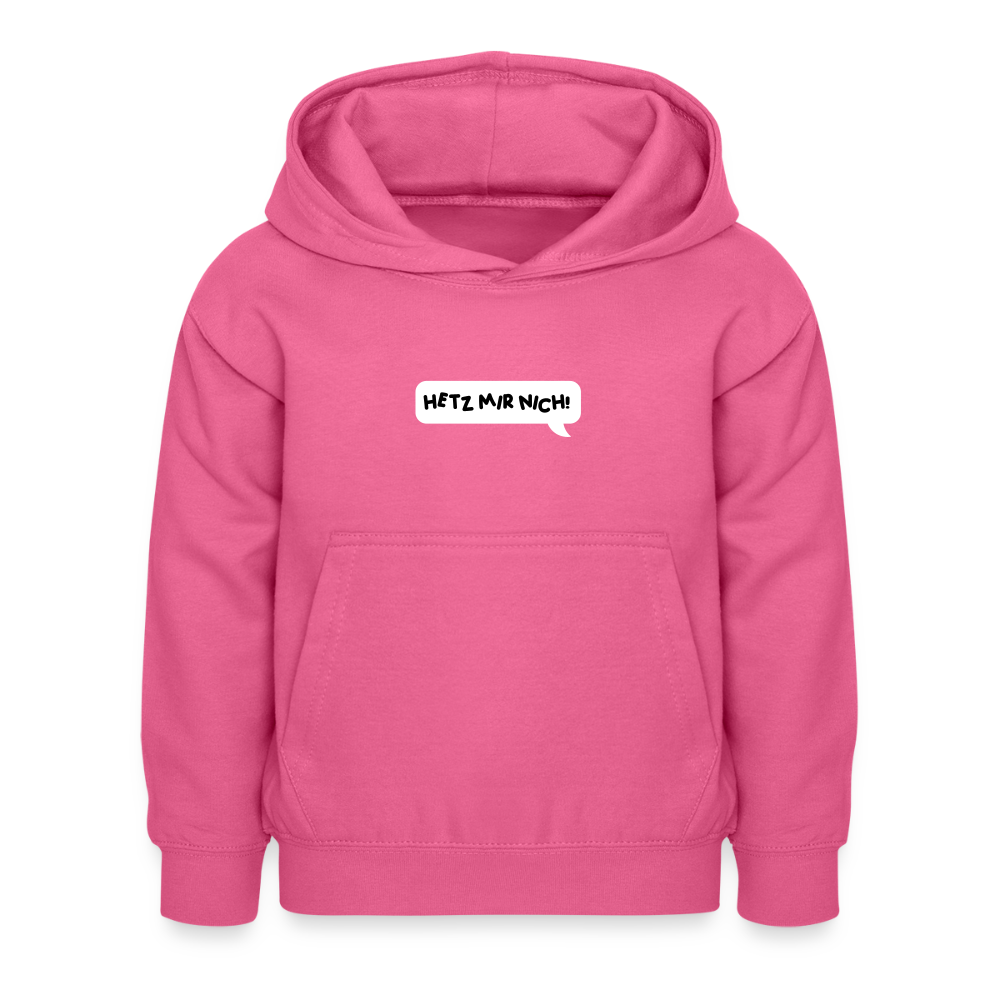 Hetz Mir Nich! - Kinder Hoodie - Pink
