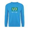 U3 - Unisex Pullover - Meeresblau