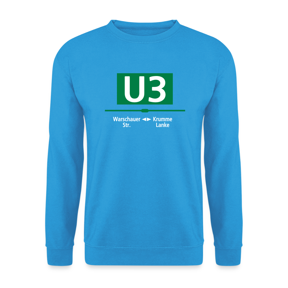 U3 - Unisex Pullover - Meeresblau