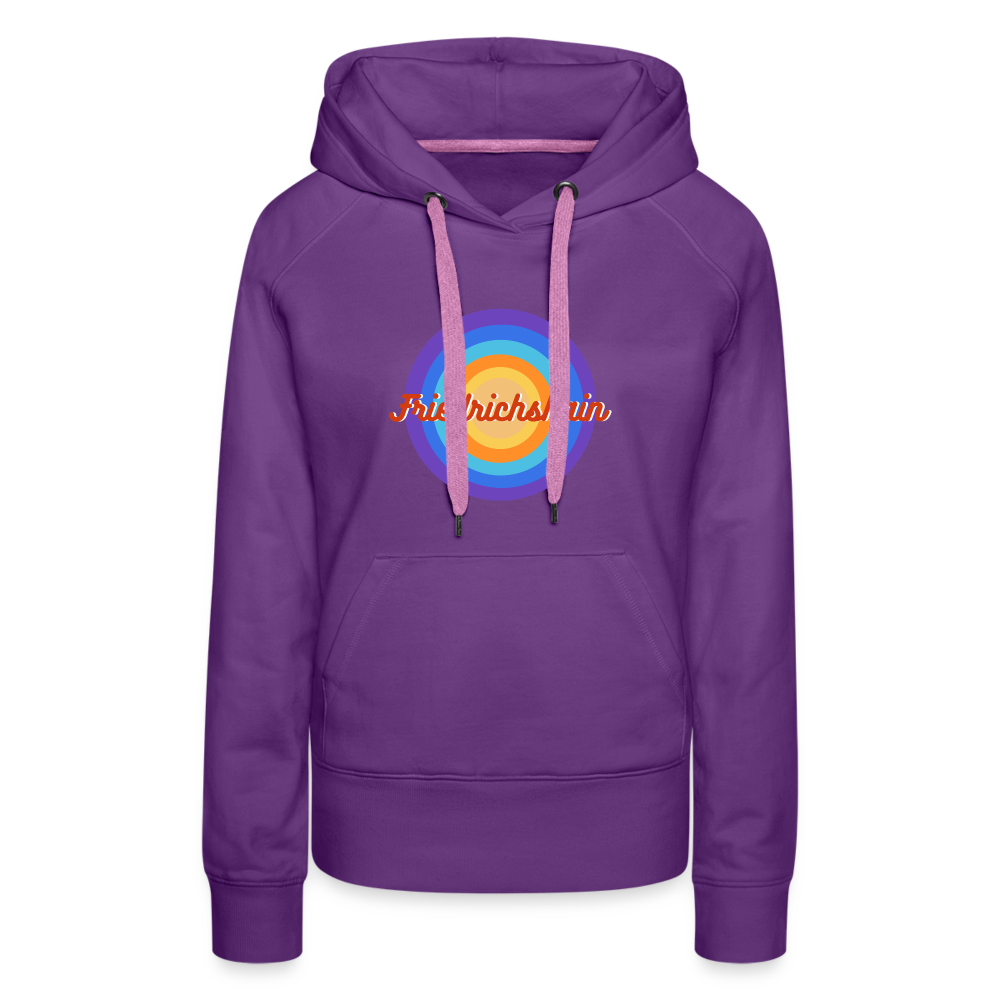 Friedrichshain Retro - Frauen Premium Hoodie - Purple